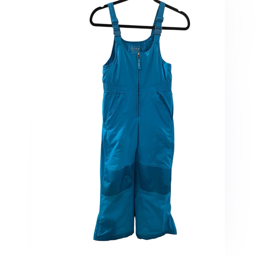 L.L. Bean Kids Blue Snow Bib Overalls